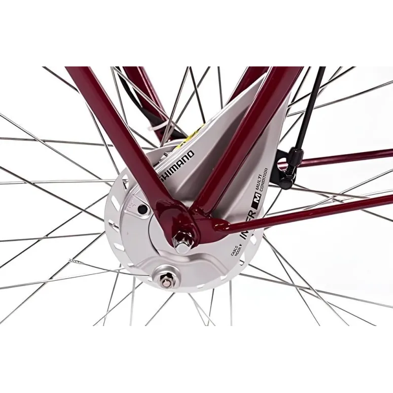 Rower Miejski 28 Męski Alu Retro Vintage Bagażnik Nexus 3 Dynamo Światła