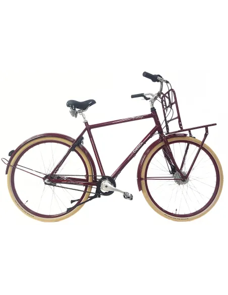 Rower Miejski 28 Męski Alu Retro Vintage Bagażnik Nexus 3 Dynamo Światła