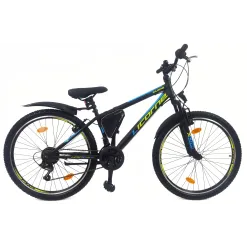 Rower Górski Młodzieżowy 26 MTB Hardtail Amortyzacja Sakwa Światła