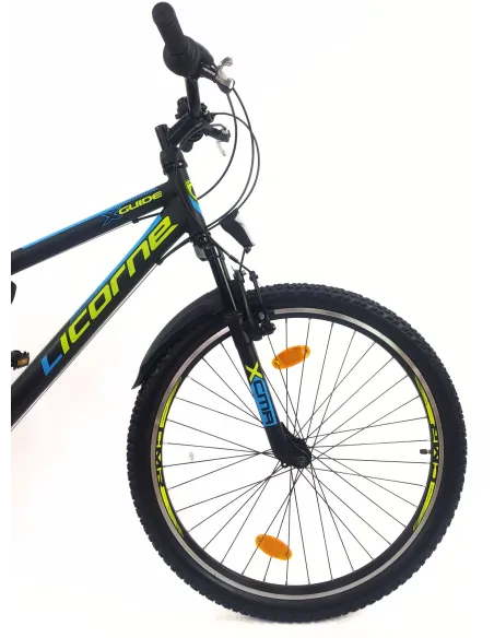 Rower Górski Młodzieżowy 26 MTB Hardtail Amortyzacja Sakwa Światła