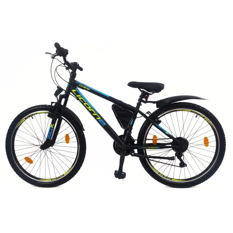 Rower Górski Młodzieżowy 26 MTB Hardtail Amortyzacja Sakwa Światła