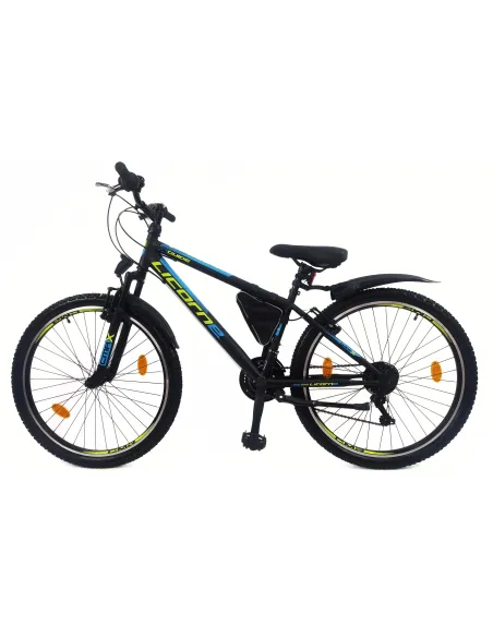 Rower Górski Młodzieżowy 26 MTB Hardtail Amortyzacja Sakwa Światła