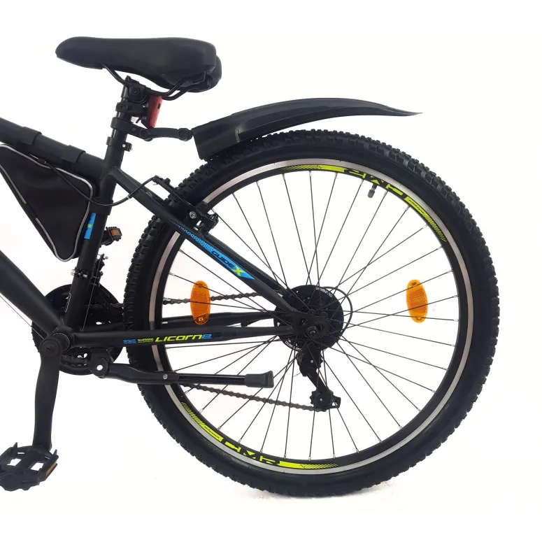 Rower Górski Młodzieżowy 26 MTB Hardtail Amortyzacja Sakwa Światła