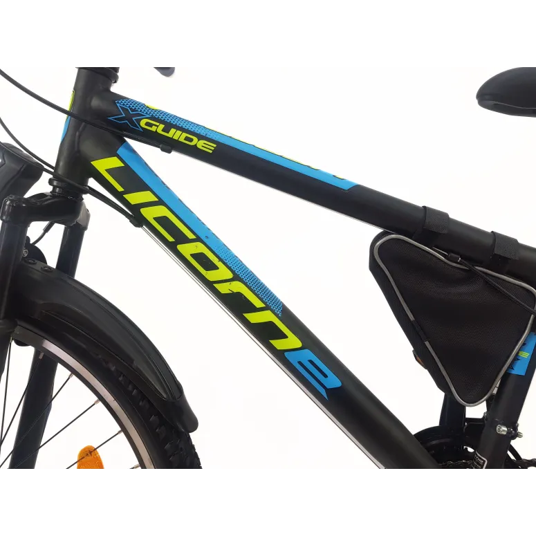 Rower Górski Młodzieżowy 26 MTB Hardtail Amortyzacja Sakwa Światła