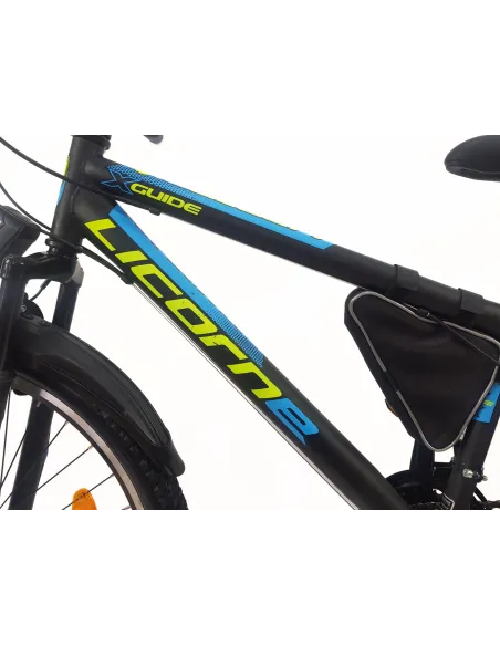 Rower Górski Młodzieżowy 26 MTB Hardtail Amortyzacja Sakwa Światła