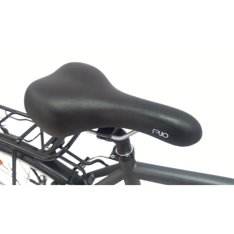 Rower Miejski 28 Męski Stal Nexus 7 Kontra Bagażnik Światła Błotniki