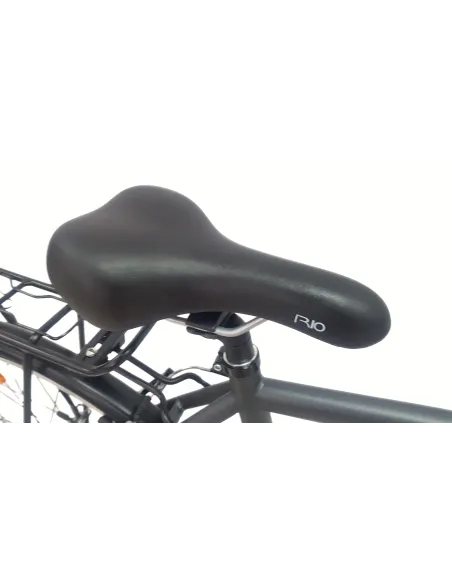 Rower Miejski 28 Męski Stal Nexus 7 Kontra Bagażnik Światła Błotniki