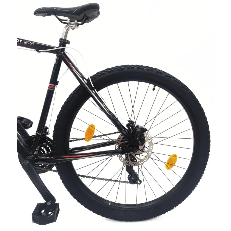 Rower Górski 27,5 Stalowy Damski Męski Hardtail Tarcze Amortyzacja Cyngle