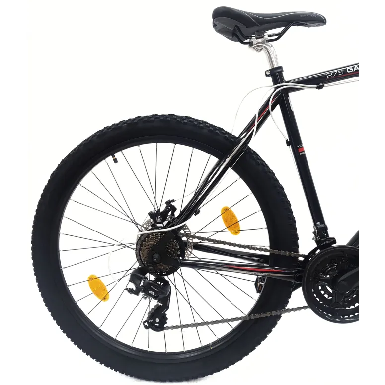 Rower Górski 27,5 Stalowy Damski Męski Hardtail Tarcze Amortyzacja Cyngle