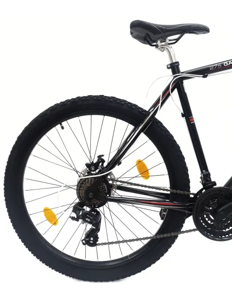 Rower Górski 27,5 Stalowy Damski Męski Hardtail Tarcze Amortyzacja Cyngle