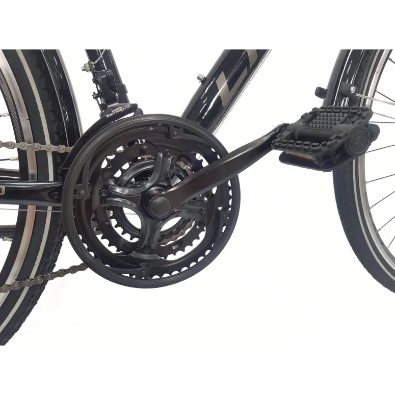 Rower Trekkingowy 28 Stal Męski Cyngle Dzwonek Stopka Bagażnik Oświetlenie