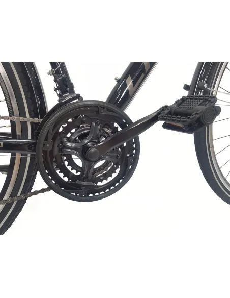 Rower Trekkingowy 28 Stal Męski Cyngle Dzwonek Stopka Bagażnik Oświetlenie