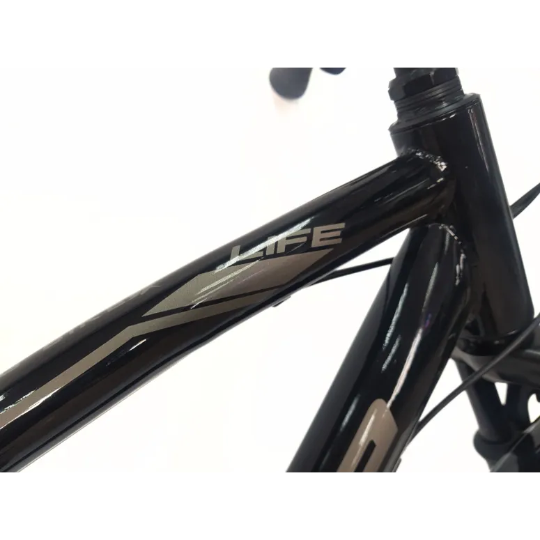 Rower Trekkingowy 28 Stal Męski Cyngle Dzwonek Stopka Bagażnik Oświetlenie