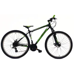 Rower Górski 29 Stal MTB Hardtail Tarcze Dzwonek Amortyzacja Klamkomanetki