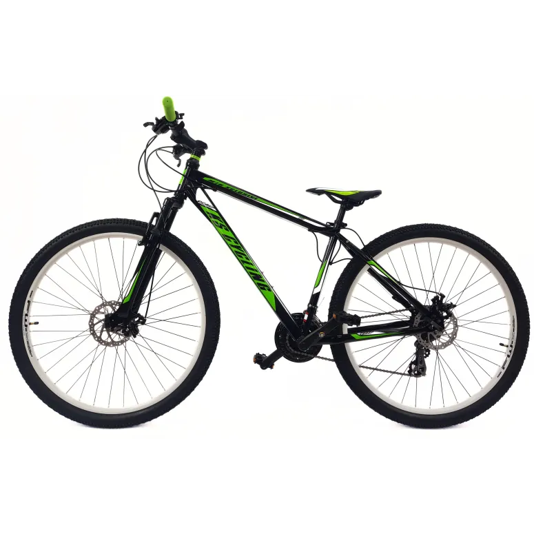 Rower Górski 29 Stal MTB Hardtail Tarcze Dzwonek Amortyzacja Klamkomanetki