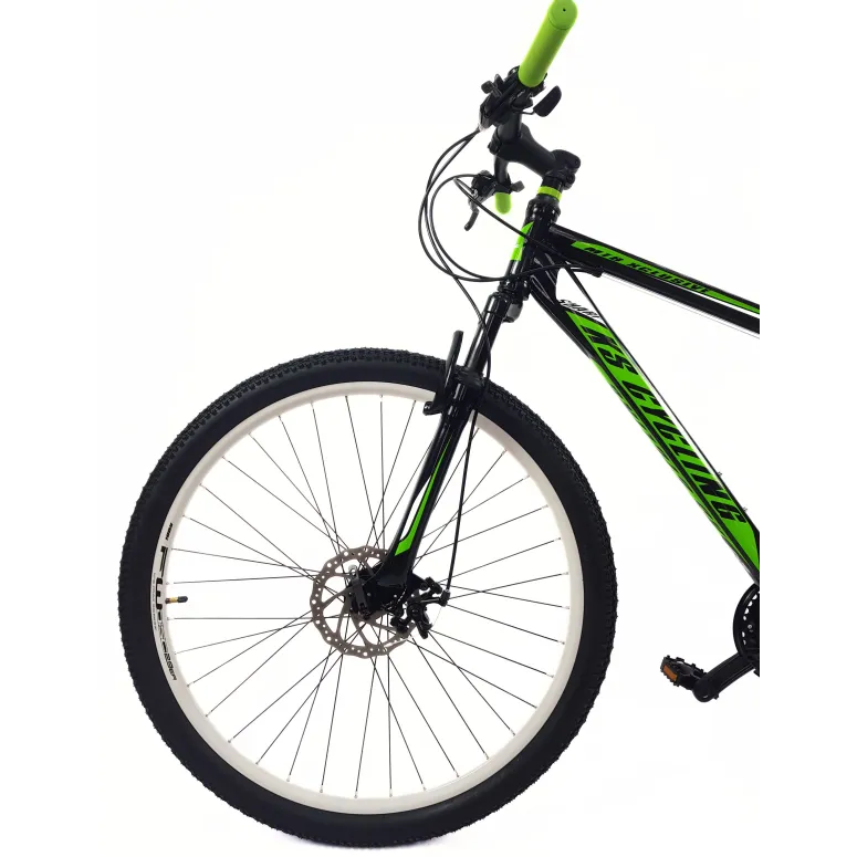 Rower Górski 29 Stal MTB Hardtail Tarcze Dzwonek Amortyzacja Klamkomanetki