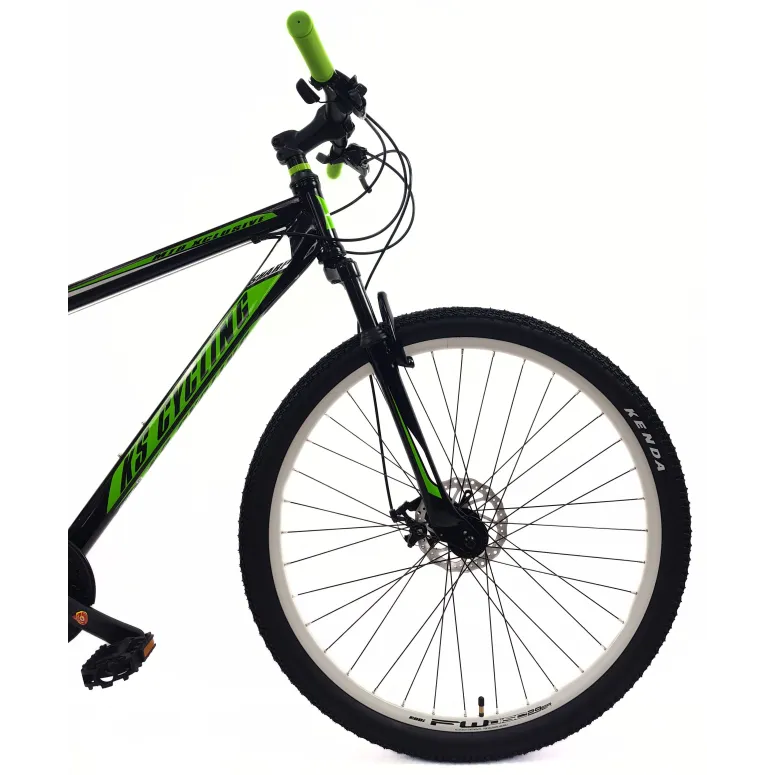 Rower Górski 29 Stal MTB Hardtail Tarcze Dzwonek Amortyzacja Klamkomanetki