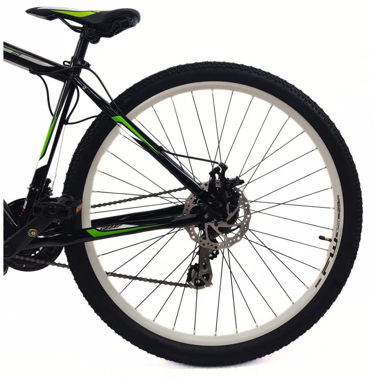 Rower Górski 29 Stal MTB Hardtail Tarcze Dzwonek Amortyzacja Klamkomanetki