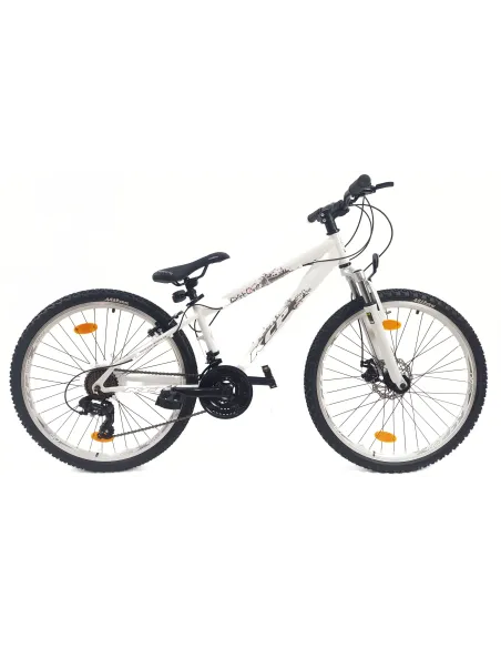 Rower Górski Dirt 26 MTB Młodzieżowy Dzwonek Odblaski Tarcza Amortyzacja