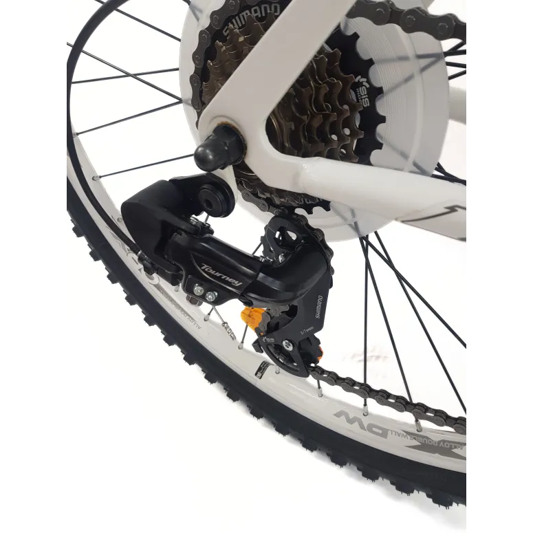 Rower Górski Dirt 26 MTB Młodzieżowy Dzwonek Odblaski Tarcza Amortyzacja