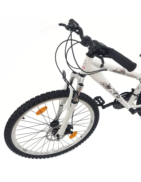 Rower Górski Dirt 26 MTB Młodzieżowy Dzwonek Odblaski Tarcza Amortyzacja