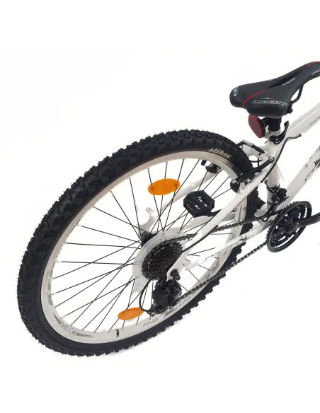 Rower Górski Dirt 26 MTB Młodzieżowy Dzwonek Odblaski Tarcza Amortyzacja