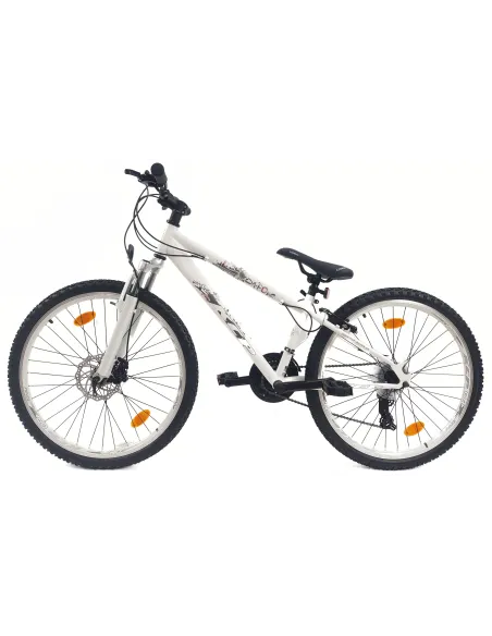 Rower Górski Dirt 26 MTB Młodzieżowy Dzwonek Odblaski Tarcza Amortyzacja