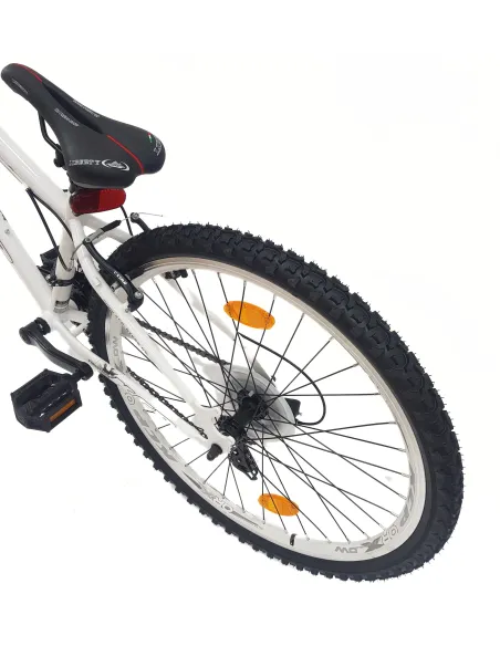 Rower Górski Dirt 26 MTB Młodzieżowy Dzwonek Odblaski Tarcza Amortyzacja