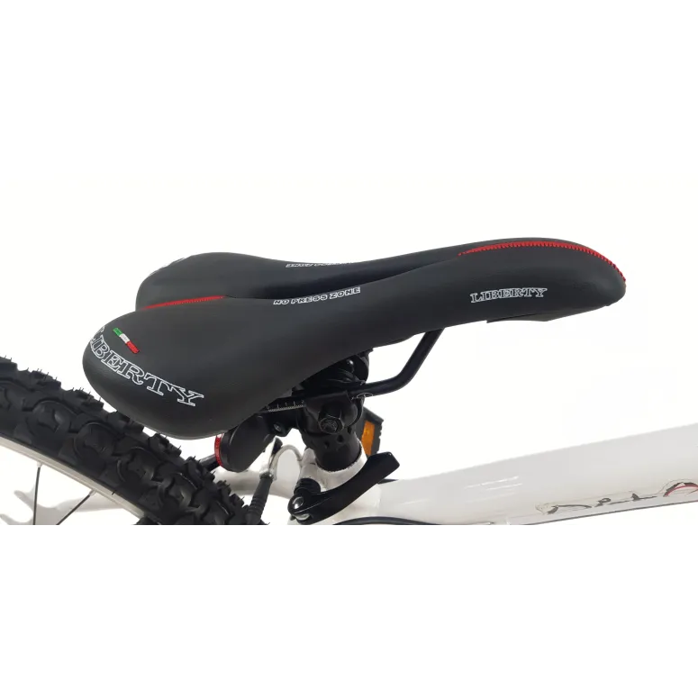 Rower Górski Dirt 26 MTB Młodzieżowy Dzwonek Odblaski Tarcza Amortyzacja