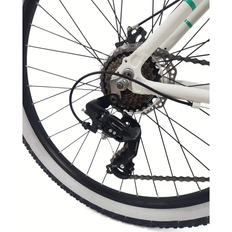 Rower Górski 26 Alu MTB Hardtail Damski Tarcze Amortyzowany Widelec Dzwonek