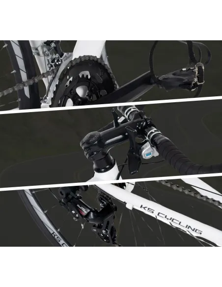 Lekki Rower Szosowy Męski 28 Dzwonek 14 bieg Dual Pivot Aluminiowa Rama