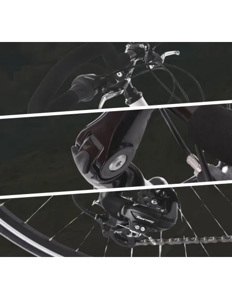 Rower Trekkingowy 28 Aluminium Damski Bagażnik Oświetlenie Dzwonek Stopka