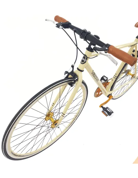 Rower Ostre Koło Męski 28 Stal Wyścigowy Lekki Jednobiegowy Vintage U-Brake