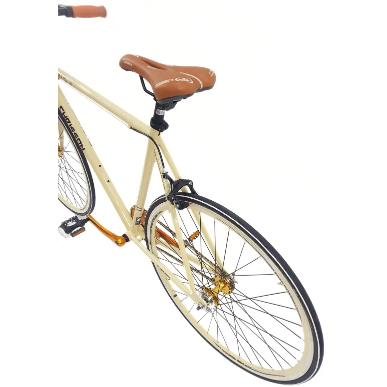 Rower Ostre Koło Męski 28 Stal Wyścigowy Lekki Jednobiegowy Vintage U-Brake