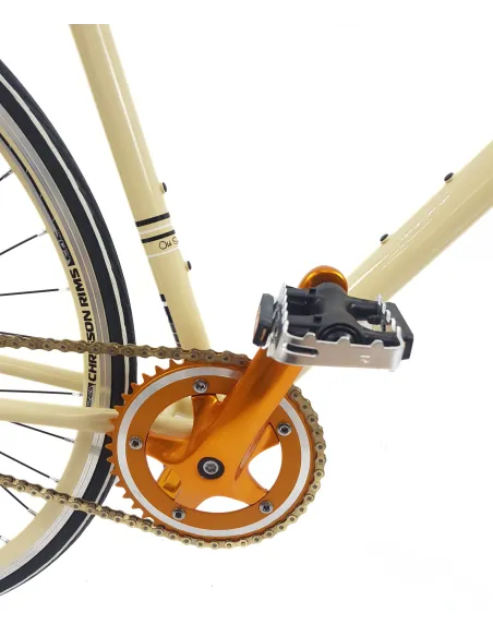 Rower Ostre Koło Męski 28 Stal Wyścigowy Lekki Jednobiegowy Vintage U-Brake