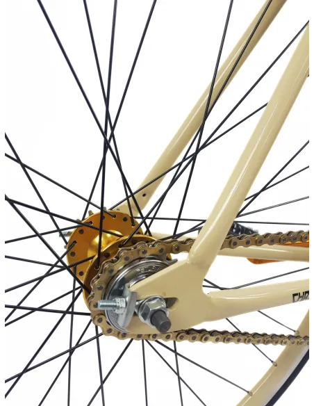 Rower Ostre Koło Męski 28 Stal Wyścigowy Lekki Jednobiegowy Vintage U-Brake