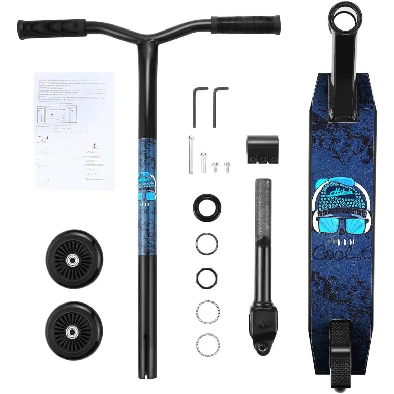 Hulajnoga Dziecięca Hikole Kids Pro Alu Antypoślizgowa ABEC-7 360 Stopni