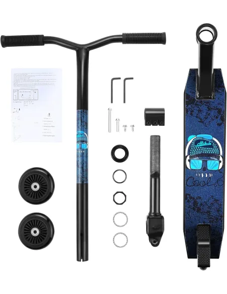 Hulajnoga Dziecięca Hikole Kids Pro Alu Antypoślizgowa ABEC-7 360 Stopni