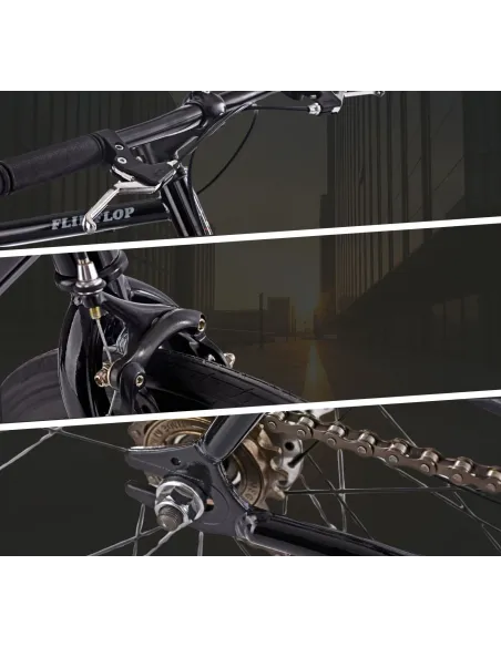 Rower Męski Ostre Koło 28 Stal Dual Pivot Jednobiegowy Wyścigowy - 2