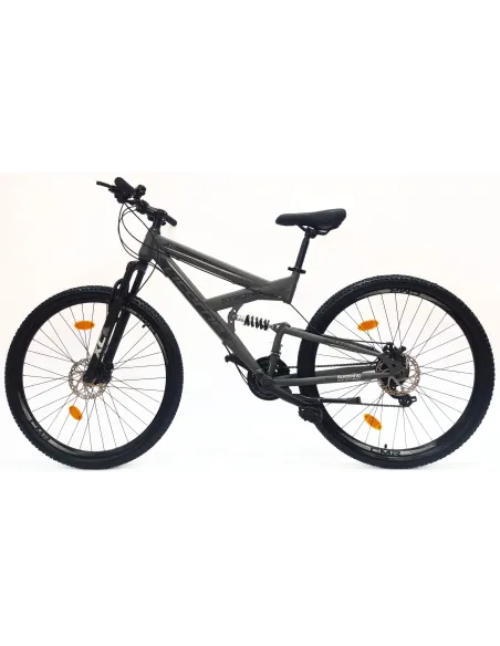 Rower Górski Męski 29 Pełna Amortyzacja MTB Tarcze Cyngle Dzwonek Stopka - 5