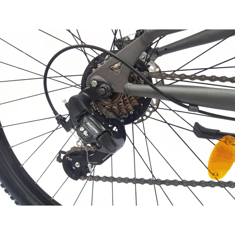 Rower Górski Męski 29 Pełna Amortyzacja MTB Tarcze Cyngle Dzwonek Stopka - 17