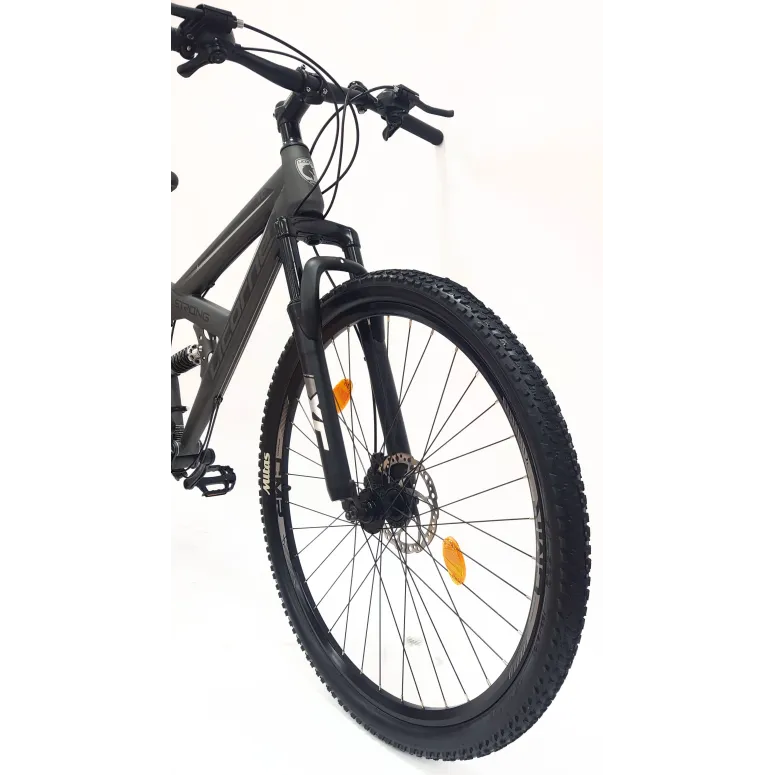 Rower Górski Męski 29 Pełna Amortyzacja MTB Tarcze Cyngle Dzwonek Stopka - 21