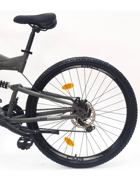 Rower Górski Męski 29 Pełna Amortyzacja MTB Tarcze Cyngle Dzwonek Stopka - 9