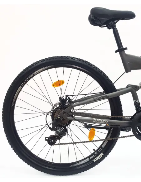 Rower Górski Męski 29 Pełna Amortyzacja MTB Tarcze Cyngle Dzwonek Stopka - 8