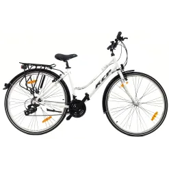 Rower Trekkingowy Damski 28 Alu Cyngle Błotniki Bagażnik Stopka Dzwonek