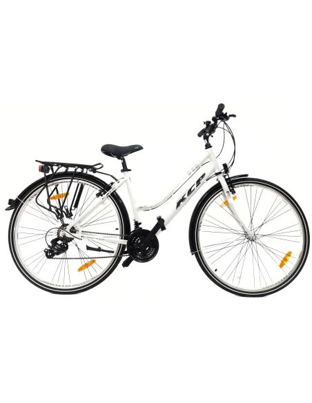 Rower Miejski Damski 28 Aluminium Cyngle Błotniki Bagażnik Stopka Dzwonek