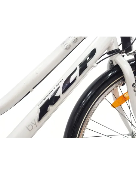 Rower Miejski Damski 28 Aluminium Cyngle Błotniki Bagażnik Stopka Dzwonek