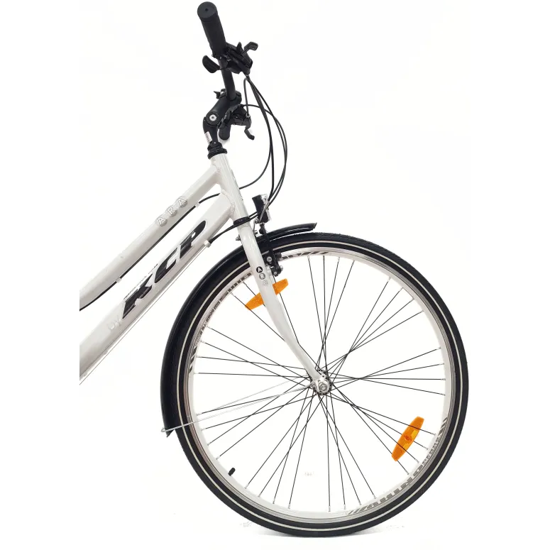 Rower Miejski Damski 28 Aluminium Cyngle Błotniki Bagażnik Stopka Dzwonek