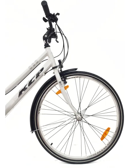 Rower Miejski Damski 28 Aluminium Cyngle Błotniki Bagażnik Stopka Dzwonek