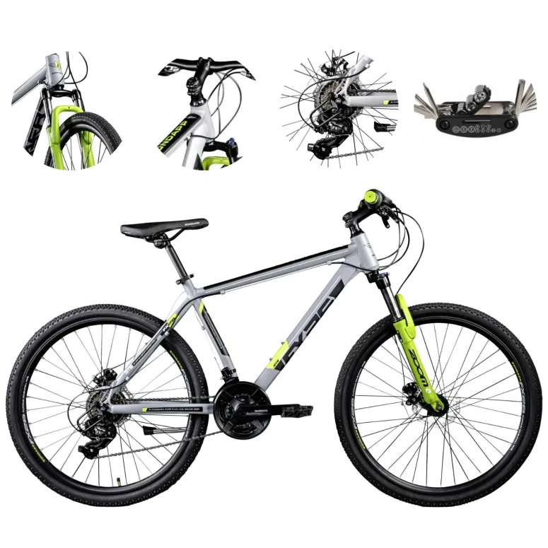 Rower Górski 26 Tarcze MTB Stopka ALuminiowy Góral Młodzieżowy Amortyzacja - 1